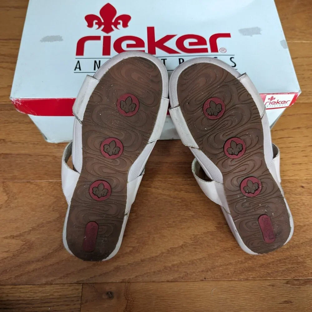 Rieker Antistress Sandals Leather EU Size 38 or US Size 7-7.5 - Picture 4 of 5